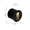 Миниатюра фото уличный светодиодный светильник favourite glimt 4390-1w | 220svet.ru