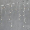 Миниатюра фото гирлянда бахрома 3,1 x 0,5 м желтая 220в, 150 led, провод прозрачный пвх, ip54 ltc pil150-10-2y | 220svet.ru