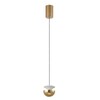Миниатюра фото подвесной светодиодный светильник crystal lux astra sp led gold | 220svet.ru