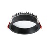 Миниатюра фото встраиваемый светодиодный светильник italline it06-6013 black 4000k | 220svet.ru