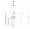 Миниатюра фото встраиваемый светильник deko-light cob-68-350ma-4000k-square 565284 | 220svet.ru