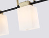 Миниатюра фото потолочная люстра на штанге ambrella light traditional loft tr tr303046/3 bk/gd | 220svet.ru