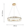 Миниатюра фото подвесная светодиодная люстра favourite palatium 4207-6p | 220svet.ru