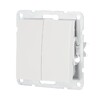 Миниатюра фото переключатель lk studio 2-кл., с двух мест (схема 6+6) 16 a, 250 b (белый) lk60 861304-1 | 220svet.ru