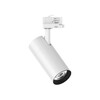 Миниатюра фото трековый светодиодный светильник ideal lux quick 28w cri90 30 3000k wh on-off | 220svet.ru