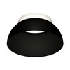Миниатюра фото насадка передняя ambrella light diy spot sbk/fr черный песок/белый матовый n8141 | 220svet.ru