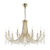 Миниатюра фото подвесная люстра odeon light capel 5063/10 золотой | 220svet.ru