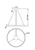 Миниатюра фото подвесной светодиодный светильник maytoni rim mod058pl-l42bsk | 220svet.ru