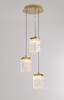 Миниатюра фото подвесной светильник delight collection md25020403-3a2 satin gold | 220svet.ru