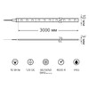 Миниатюра фото лента gauss 10w/m 60led/m 5050smd нейтральный белый 3m bt052 | 220svet.ru