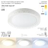 Миниатюра фото потолочный светодиодный светильник эра spb-6-70-rc savern w б0051097 | 220svet.ru