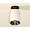 Миниатюра фото комплект накладного светильника ambrella light techno spot xs1122041 swh/pbk белый песок/черный полированный (n6902, c1122, n7031) | 220svet.ru