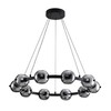 Миниатюра фото подвесная светодиодная люстра arte lamp markab a2471lm-20bk | 220svet.ru