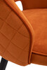 Миниатюра фото стул велюр терракотовый garda decor 30c-1205-1 ter | 220svet.ru