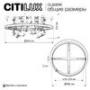 Миниатюра фото потолочная люстра с пультом ду citilux etera cl322050 | 220svet.ru