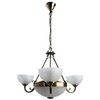 Миниатюра фото подвесная люстра arte lamp windsor white a3777lm-3-2ab | 220svet.ru