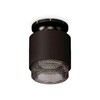 Миниатюра фото комплект накладного светильника ambrella light techno spot xs7511062 sbk/pbk/bk черный песок/черный полированный/тонированный (n7926, c7511, n7192) | 220svet.ru