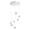 Миниатюра фото подвесная светодиодная люстра st luce waterfall sl6017.101.07 | 220svet.ru