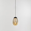 Миниатюра фото подвесной светильник delight collection md25090022-1a matt black/champagne | 220svet.ru