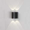 Миниатюра фото настенный светодиодный светильник crystal lux clt 022w2 bl 4000k | 220svet.ru
