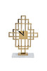 Миниатюра фото часы настольные garda decor 79mal-5793-45g | 220svet.ru