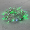 Миниатюра фото гирлянда нить 10м зеленая с мерцанием белого диода 24в, 100 led, провод прозрачный пвх, ip54 ltc pst100blw-10-1g | 220svet.ru