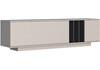 Миниатюра фото тв-тумба woodville ильсана кашемир / графит 674707 | 220svet.ru
