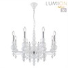 Миниатюра фото подвесная люстра lumion nana 8260/8 белый | 220svet.ru