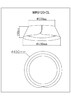 Миниатюра фото потолочный светодиодный светильник myfar ceiling cordelia mr9120-cl | 220svet.ru