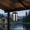 Миниатюра фото уличный подвесной светильник 3000k elektrostandard frame 1528 techno led | 220svet.ru