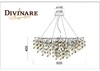 Миниатюра фото подвесная люстра divinare salice 3136/01 sp-8 | 220svet.ru