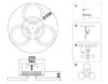 Миниатюра фото потолочная светодиодная люстра ambrella light acrylica original fa3838 | 220svet.ru