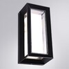 Миниатюра фото уличный настенный светодиодный светильник arte lamp ulysses a8130al-1bk | 220svet.ru