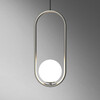 Миниатюра фото подвесной светильник imperium loft matthew mccormick hoop 40 chrome mila pendant 212753-22 | 220svet.ru
