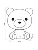 Миниатюра фото настольная лампа lucide dodo bear 71590/03/31 | 220svet.ru