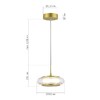 Миниатюра фото подвесной светодиодный светильник st luce frittela sl6239.203.01 | 220svet.ru