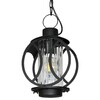 Миниатюра фото уличный подвесной светильник манхеттен черный элетех 1030480549 | 220svet.ru