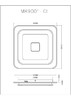 Миниатюра фото потолочный светодиодный светильник myfar ceiling button mr9001-cl | 220svet.ru