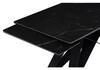Миниатюра фото керамический стол раскладной woodville блэкберн 160(220)х89 shakespeare black / черный 626049 | 220svet.ru