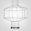 Миниатюра фото подвесная люстра imperium loft vibia wireflow 84534-22 | 220svet.ru