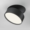 Миниатюра фото встраиваемый светодиодный спот maytoni onda dl024-18w3k-b | 220svet.ru