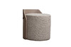Миниатюра фото пуф bruno букле/иск.кожа бежевый garda decor bruno-orso beg+enzo260 | 220svet.ru