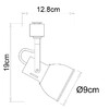 Миниатюра фото трековый светильник для однофазного шинопровода arte lamp jovi a1677pl-1go | 220svet.ru
