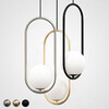 Миниатюра фото подвесной светильник imperium loft matthew mccormick hoop 40 chrome mila pendant 212753-22 | 220svet.ru