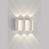 Миниатюра фото настенный светодиодный светильник crystal lux clt 022w3 wh-go 4000k | 220svet.ru