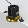 Миниатюра фото встраиваемый точечный светодиодный светильник maytoni round dl058-7w4k-bs | 220svet.ru