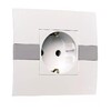 Миниатюра фото розетка 2к+з mono electric eсо 16a 250v винтовое подключение белый 101-010107-117 | 220svet.ru