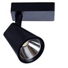 Миниатюра фото трековый однофазный светодиодный светильник arte lamp amico a1820pl-1bk | 220svet.ru