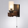 Миниатюра фото бра arte lamp dalim a7014ap-1bk | 220svet.ru