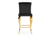 Миниатюра фото барный стул woodville joan black / gold 15388 | 220svet.ru